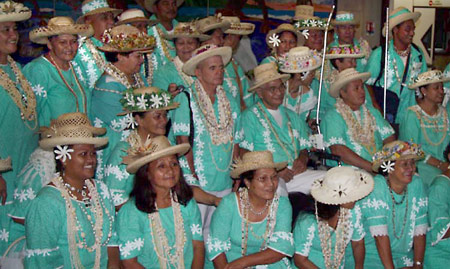 airport Tahiti festivities